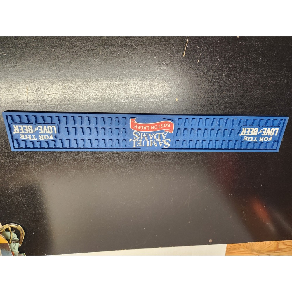 Samuel Adams‎ Boston Lager Blue Rubber Bar Spill Mat For The Love Of Beer 21"